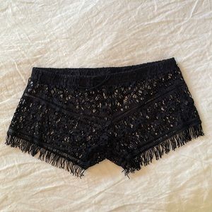 Bettinis micro cover-up shorts